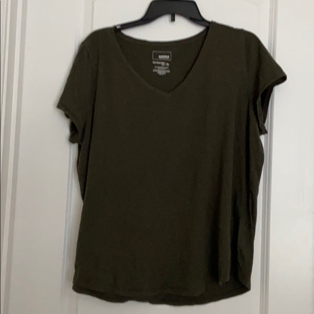 Olive Green T Shirt